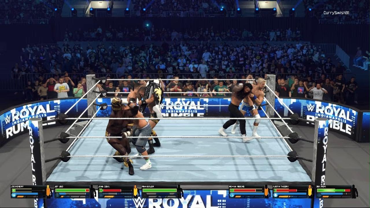 WWE 2K26 30 Men Royal Rumble for Both World Titles