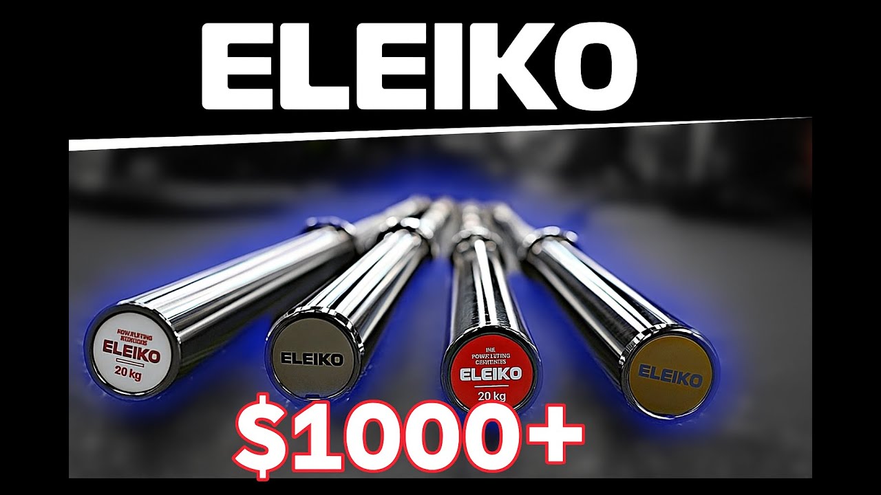 I reviewed the 4 MOST EXPENSIVE Powerlifting Barbells in the market - Eleiko IPF Powerlifting Bars