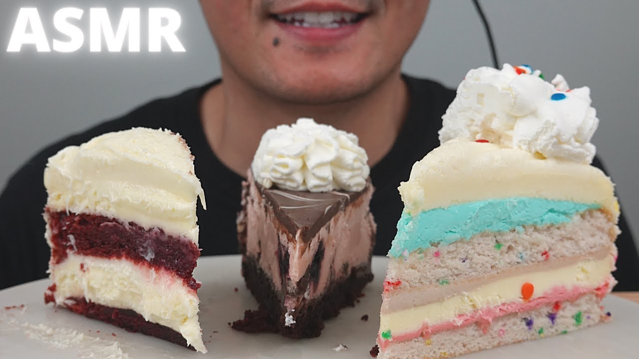 ASMR | Cheesecake Factory Cheesecakes ~ Red Velvet | The Hangry Mole