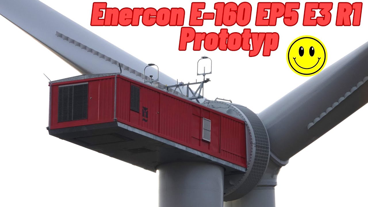 The first two prototypes 🥳 Enercon E-160 EP5 E3 R1 wind turbines at 120 m HST 18.02.2024