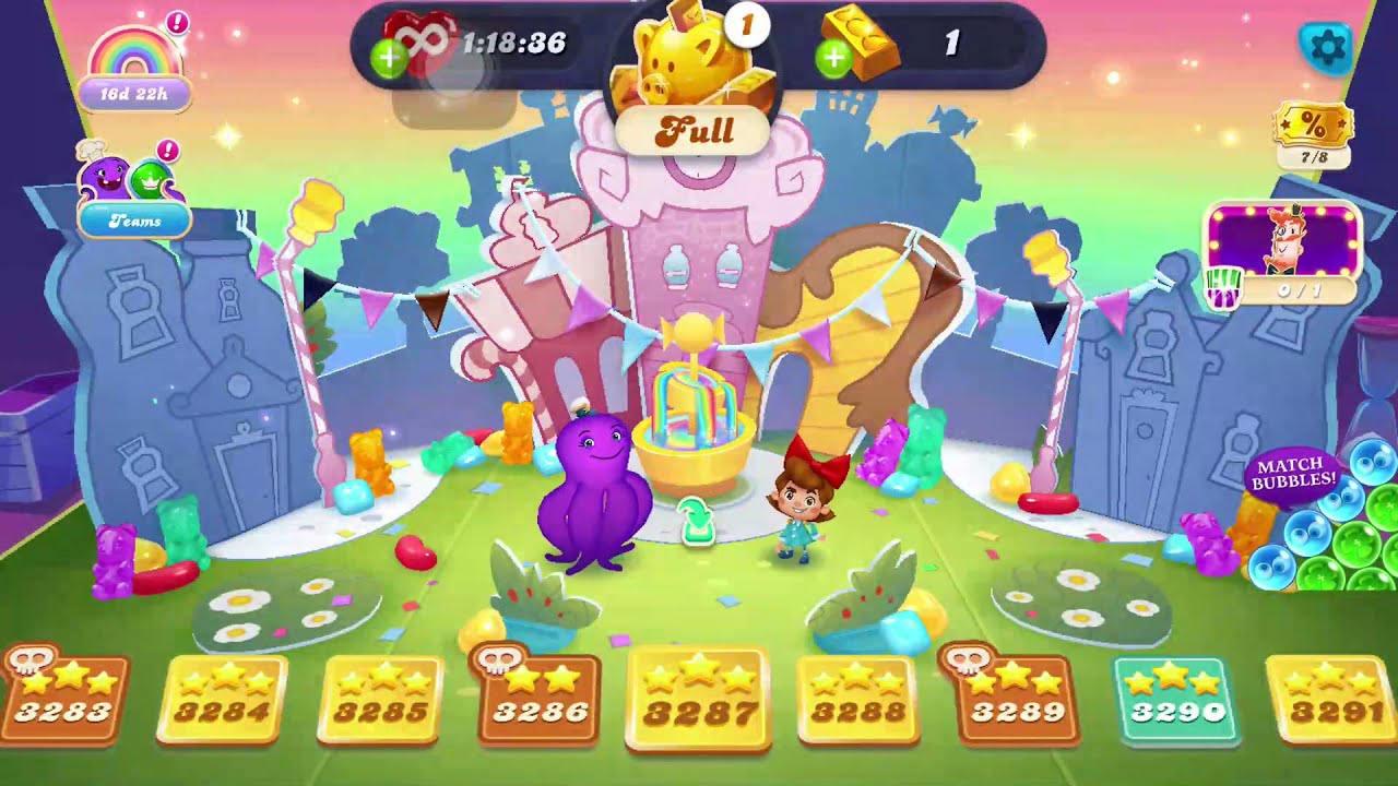 CANDY CRUSH SODA SAGA | Level 3281 - 3285 + 3287 + 3296 3 Stars + Kimmy Arcade | ARSDORINT TEAM