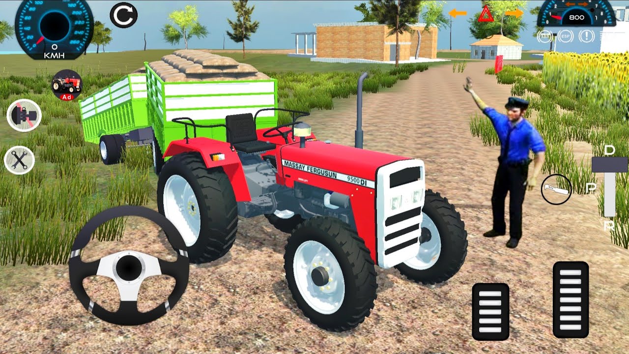 Real Tractor Games 2026 | Modern Farming Tractor Offroad Driving Video Game | Android GamePlay
