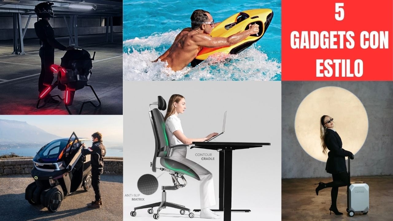 Los 5 Gadgets Más Sorprendentes del Momento | Tecnología y Movilidad del Futuro
