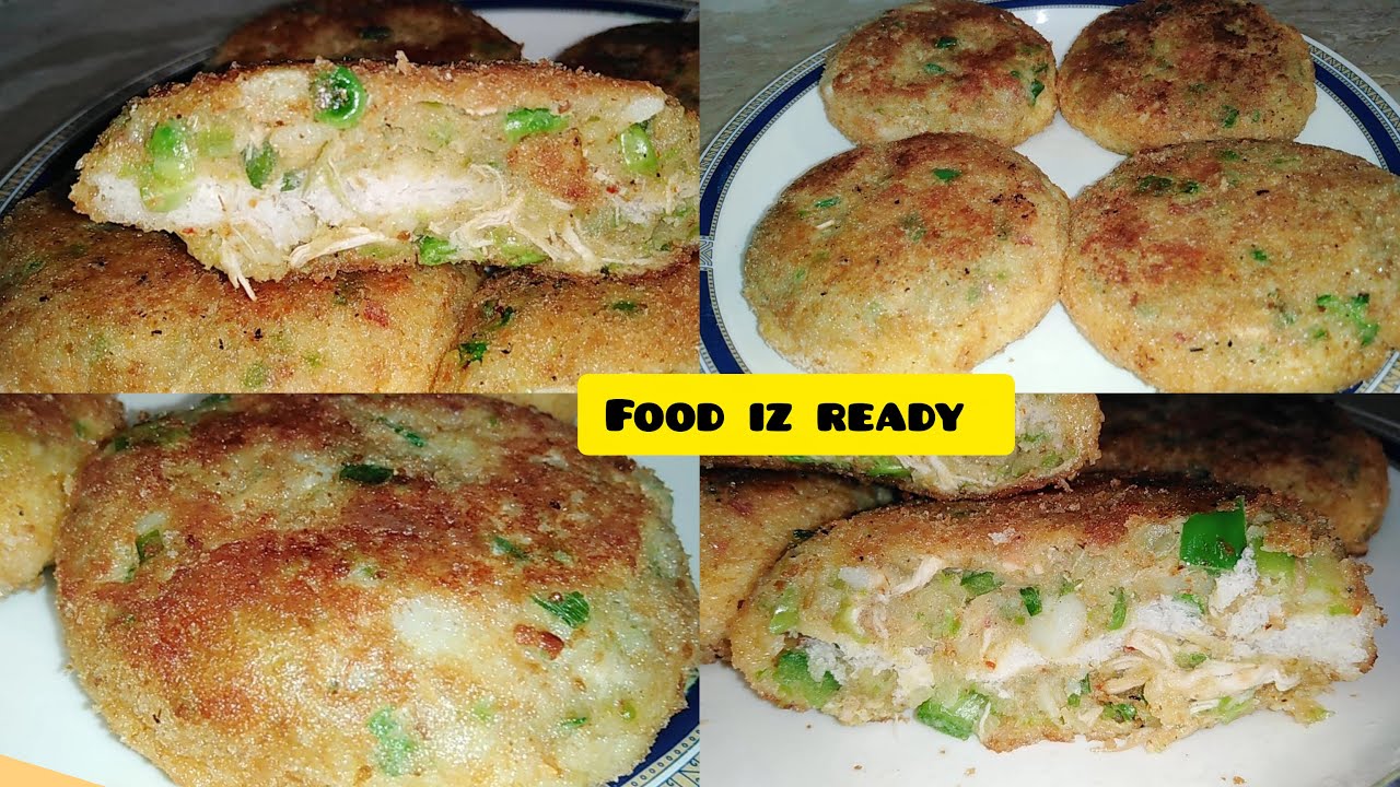 Vegetable & Chicken Bread Cutlets | Food iz ready |
