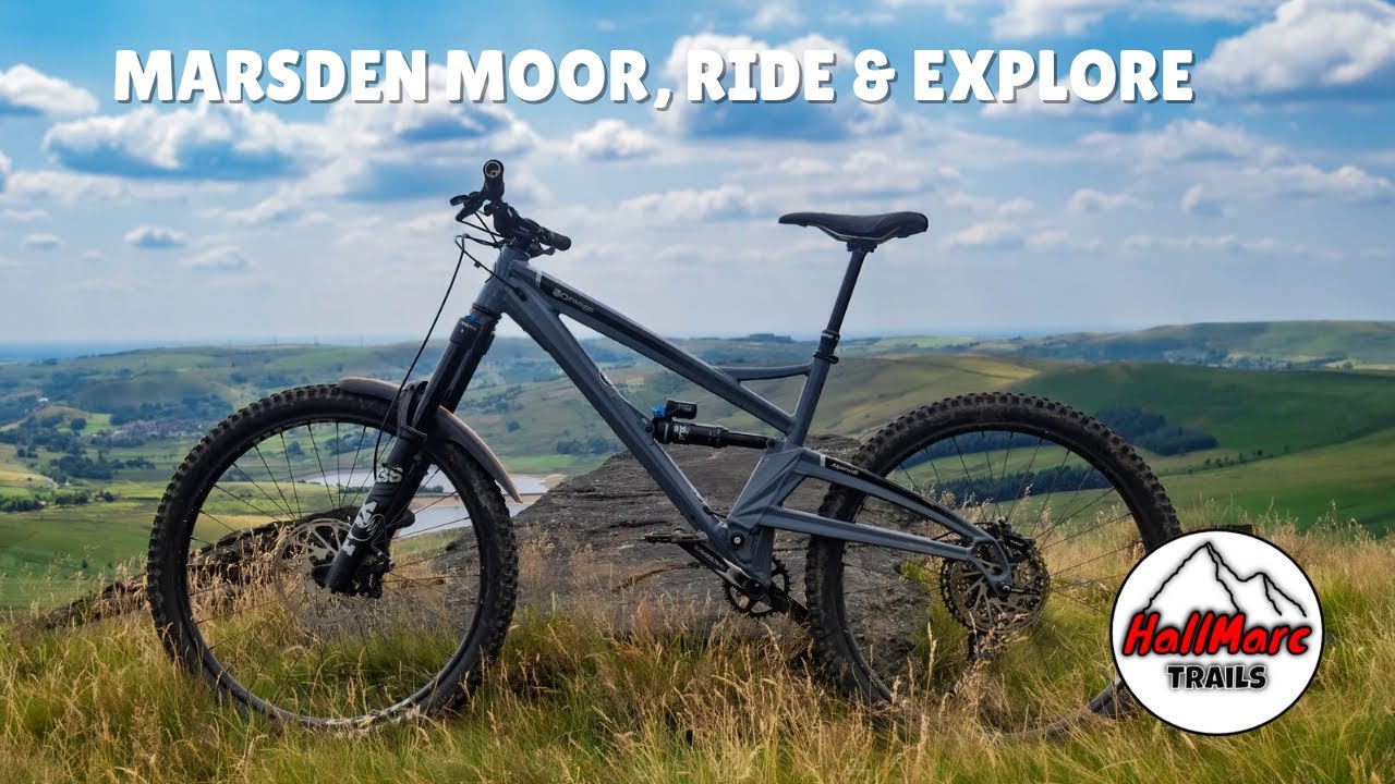 A West Yorkshire XC Ride | Exploration | Hike A Bike | Rock Climbing 😬 #marsden 