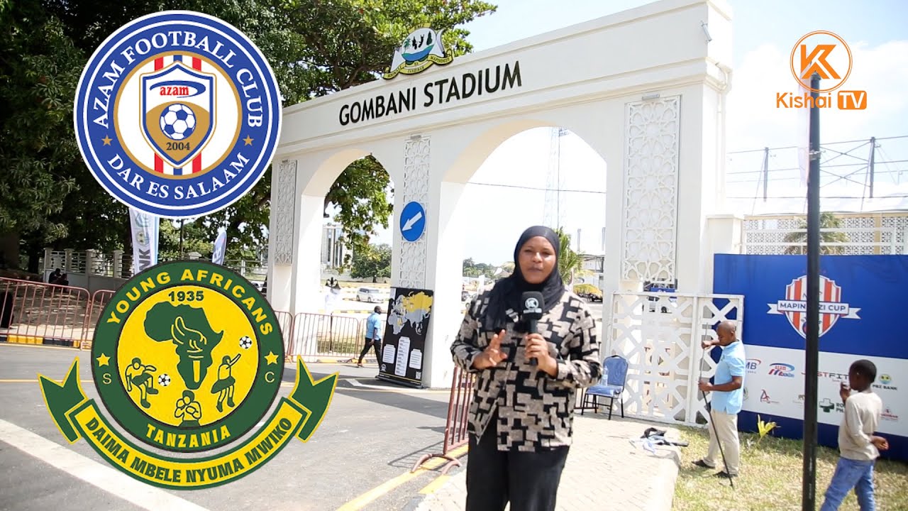 HALI YA UWANJA WA GOMBANI PEMBA/FAINALI YA KIBABE/AZAM FC VS YANGA/MASHABIKI YANGA WANALITAKA KOMBE