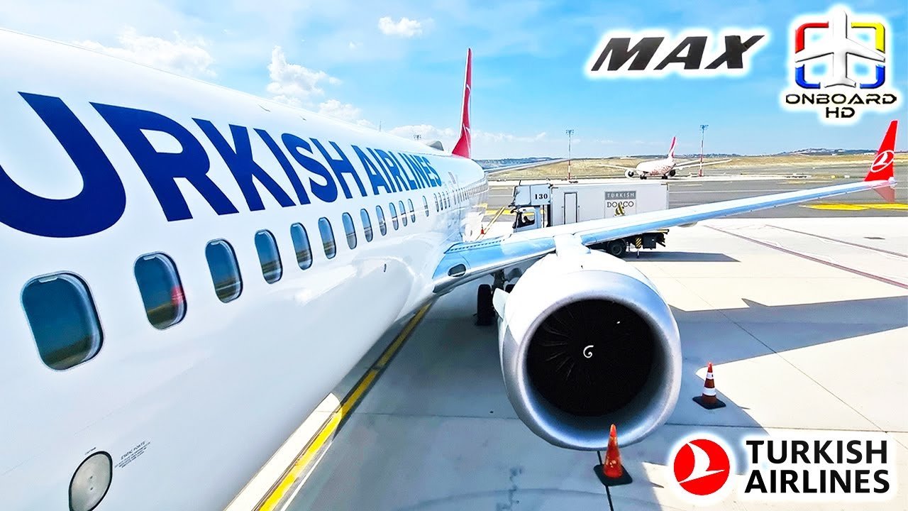 TRIP REPORT | Flying the B737 MAX 8! ツ | Turkish Airlines | Malta to Istanbul