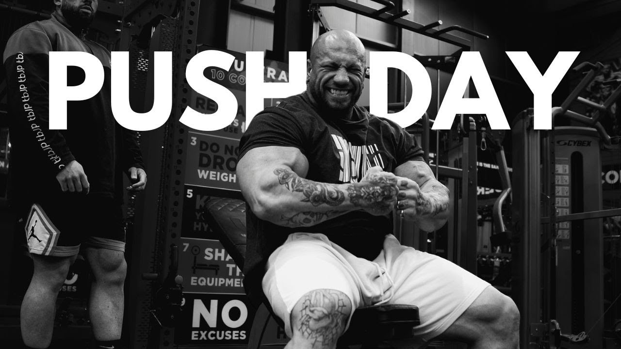 HOW TO TRAIN LIKE A PRO IN ANY GYM // PUSH SESSION