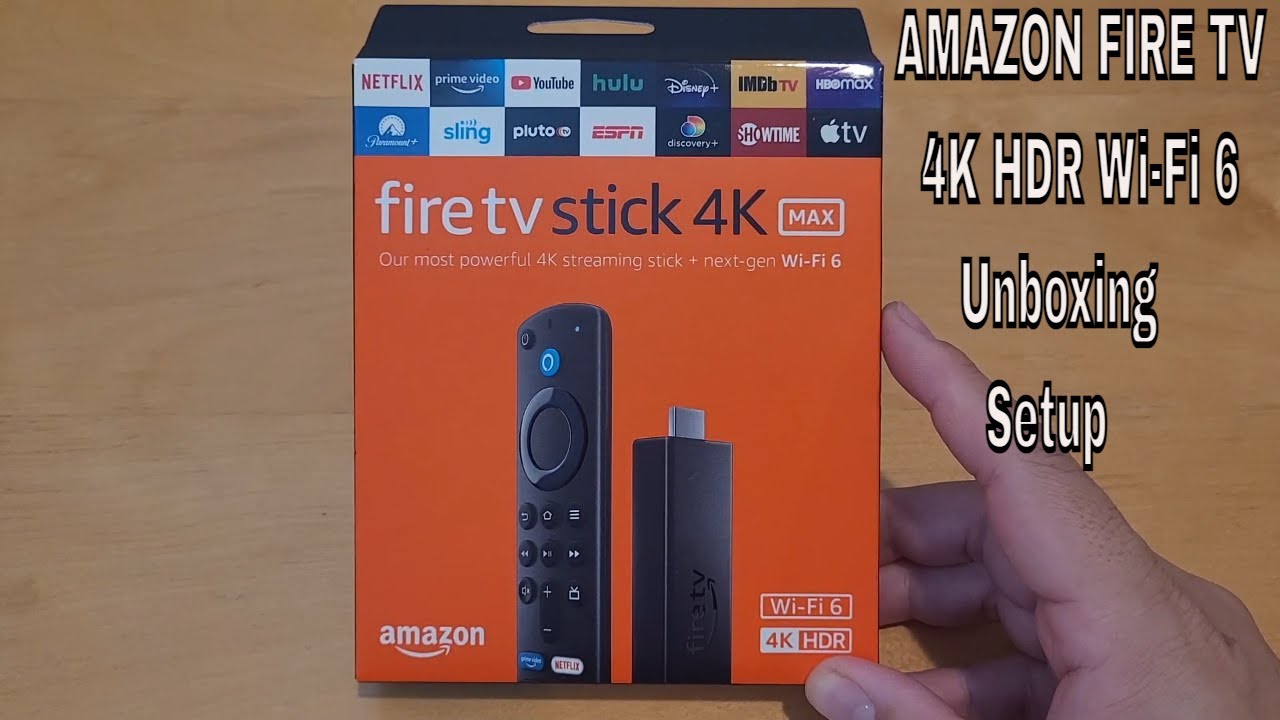 Amazon Fire TV Stick 4K Max with Wi-Fi 6 2023 Unboxing & Setup HD 1080p