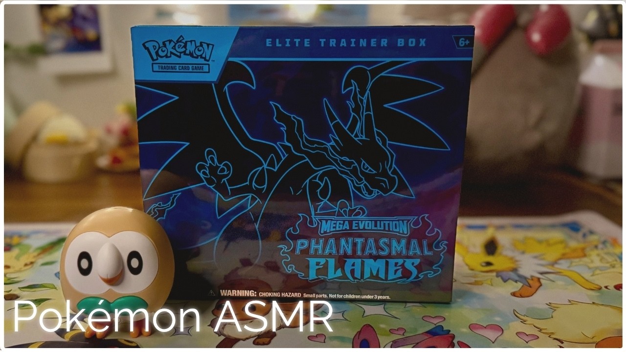 [ASMR] 💫 Having a lovely time with the Phantasmal Flames ETB ✨ Pokémon ASMR