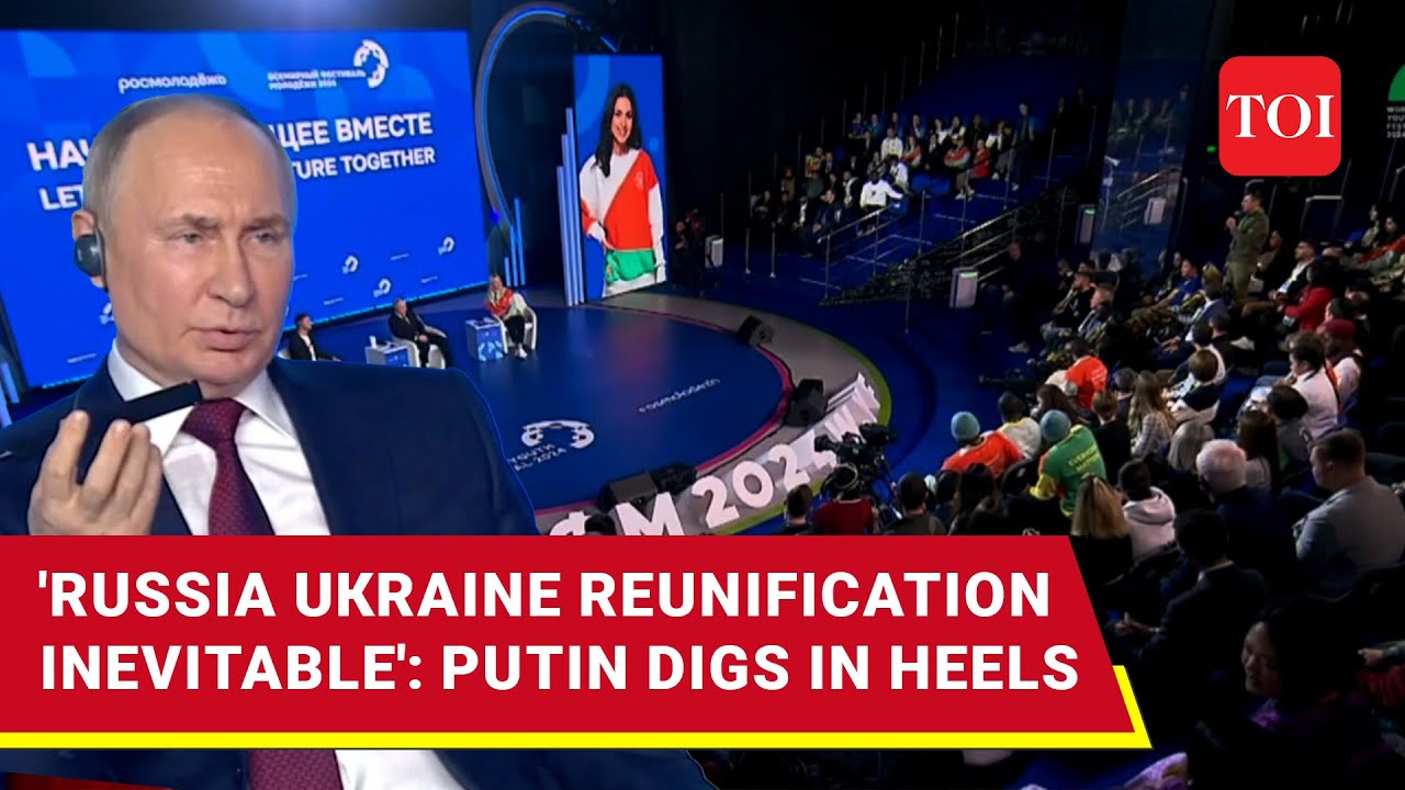 Putin's Big Claim: 'Russia-Ukraine Reunification Will Make World Transparent' I Watch