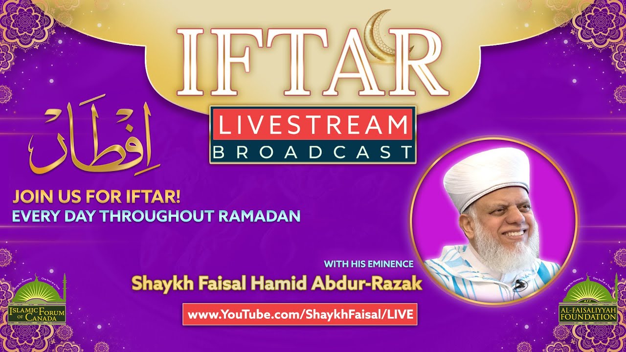 Special Iftar, Taraweeh & Tahajjud Program with Shaykh Faisal ~2nd Night of Ramadan/ March-1-2025