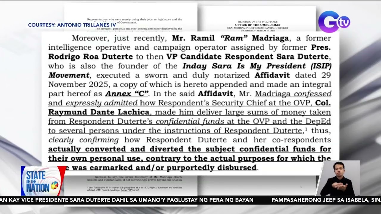 VP Duterte sued over alleged misuse of confidential, public funds | SONA