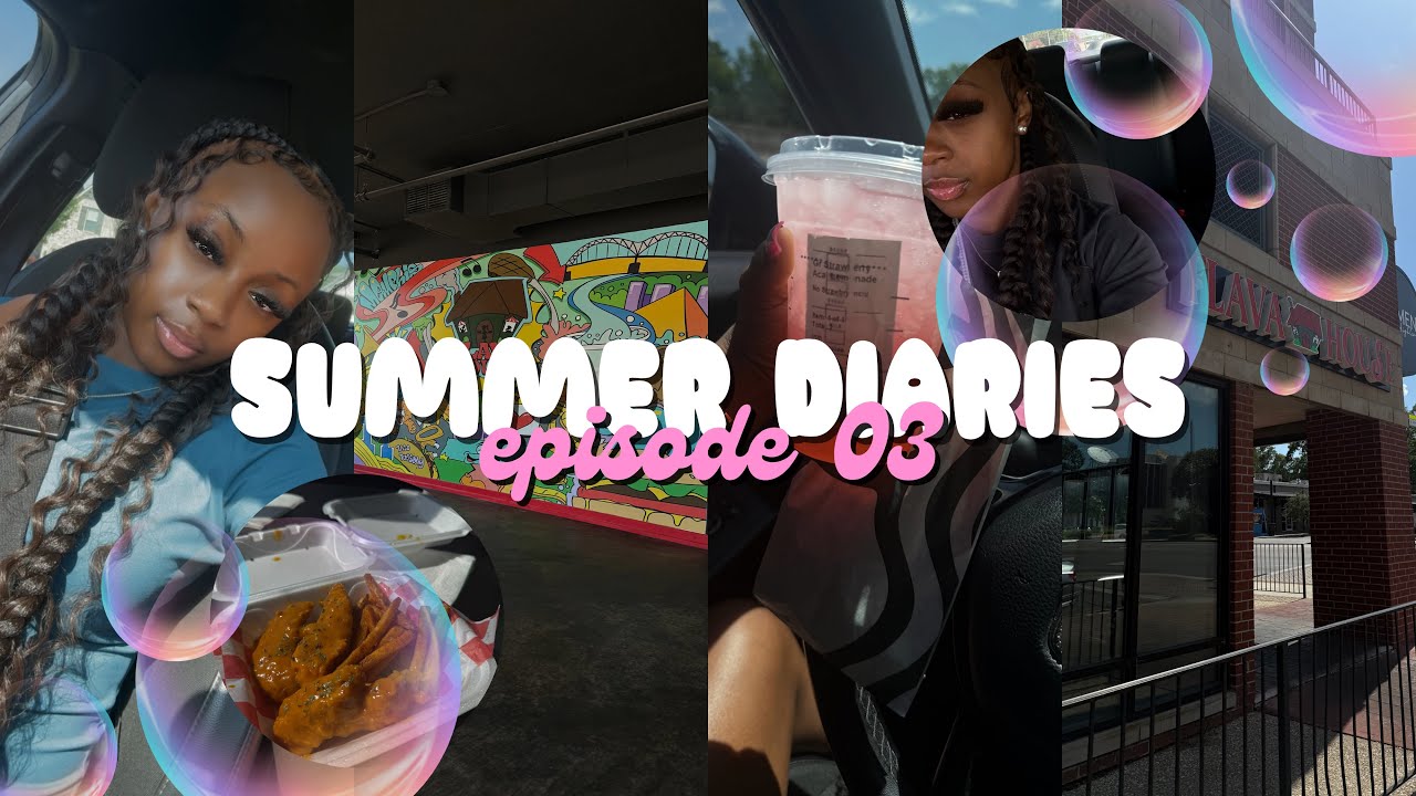 SUMMER DIARIES EP:03|car wash, lash & hair appt, errands, packing, good eats|| Destiny Ja’Nay