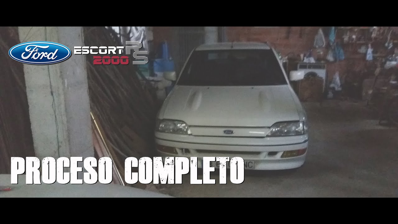 🚗  Ford Escort MK5 RS 2000 (1992) | Proceso completo | 2017-2024