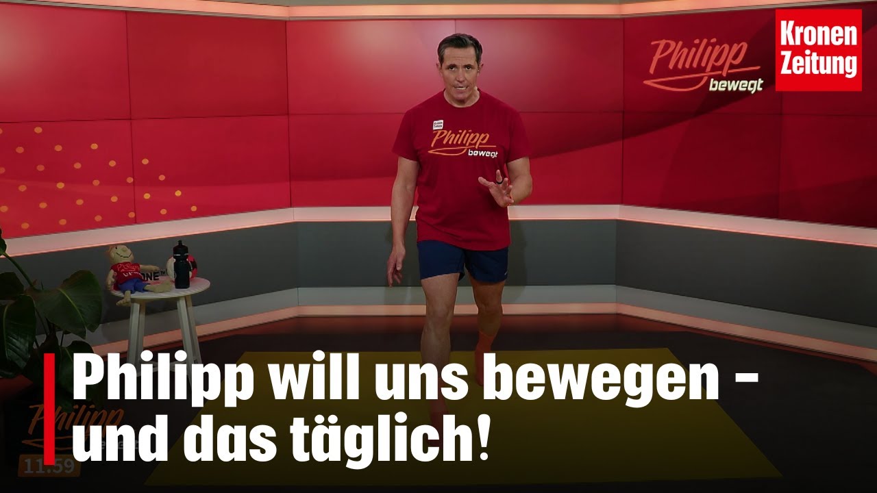 🏋️‍♂️ Philipp bewegt am Sonntag, 2.3.: Diese 20 Minuten machen uns fit! 💪