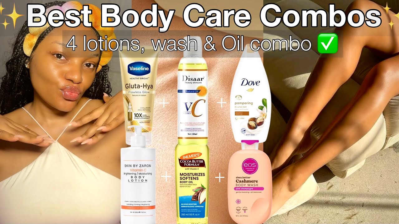 BEST BODY CARE COMBOS IN 2025✅| Body wash, body lotion, and body oil combos ✨| glowy skin routine 