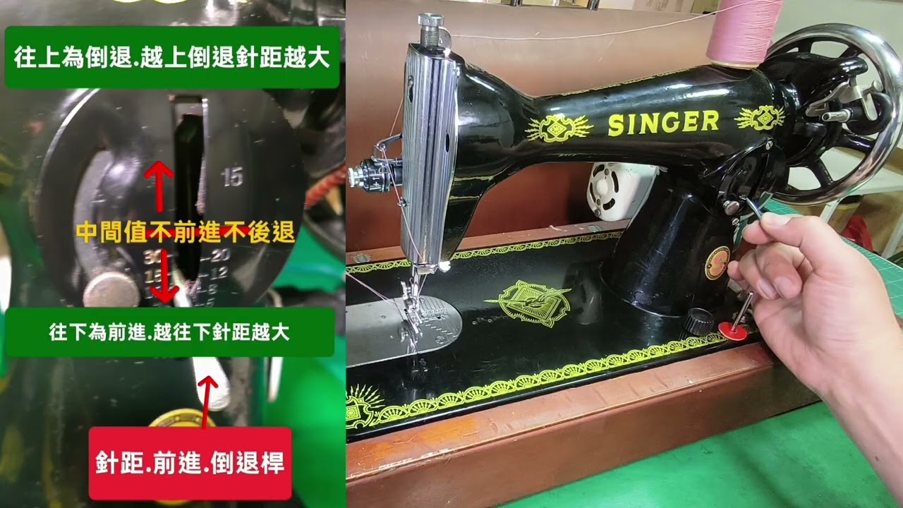 勝家黑頭車操作講解(老件)