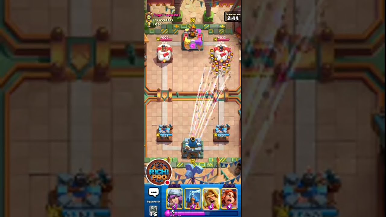 Jugando al Chash Royale