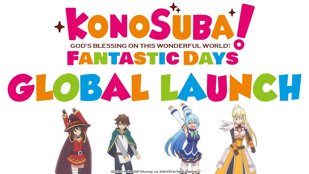 KONOSUBA: Fantastic Days (Gacha) Global Release Date Announced! | Konofan