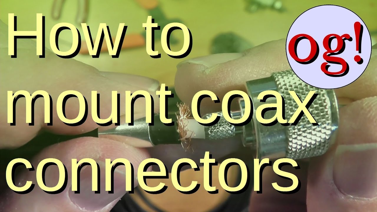 How To Attach Crimped Coax Connectors (#62)