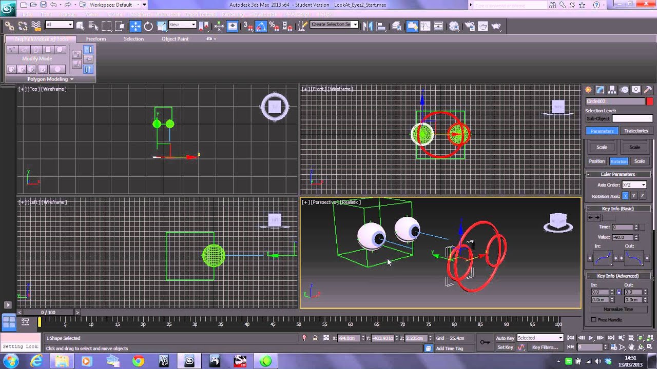 LookAt Constraints (better construction of the eye rig)