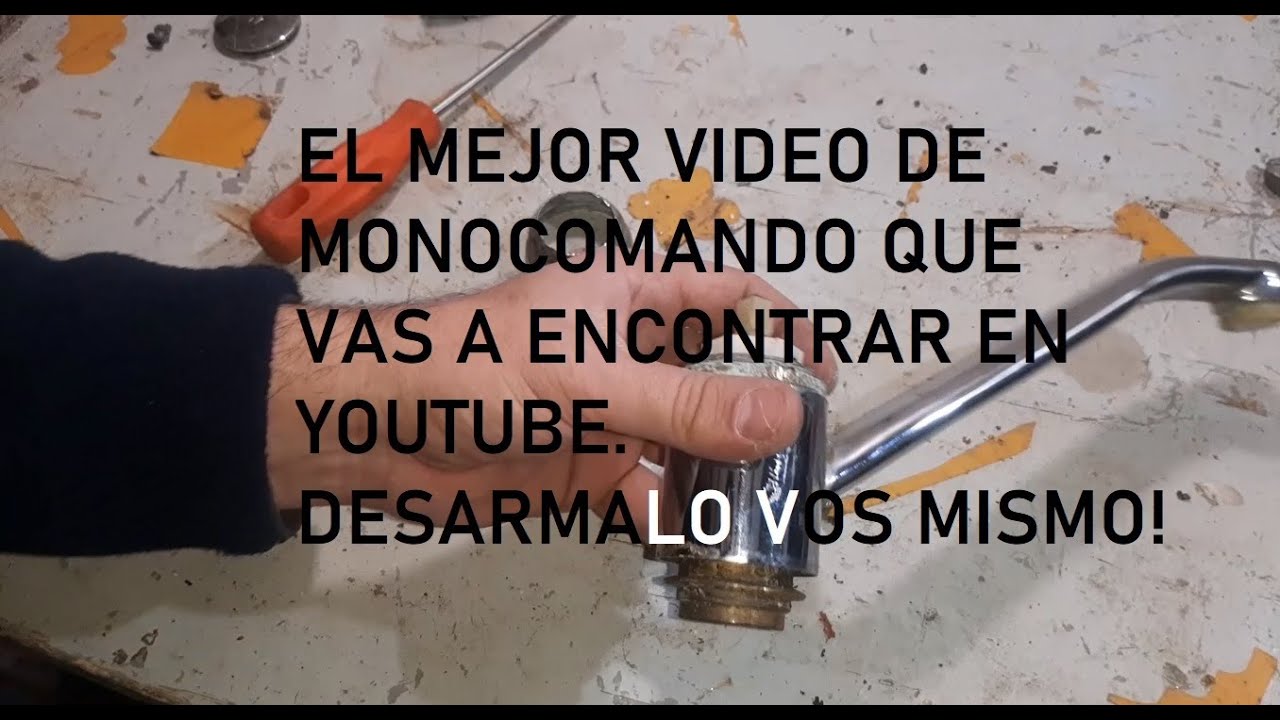 Monocomando desarme, mantenimiento y funcionamiento al detalle