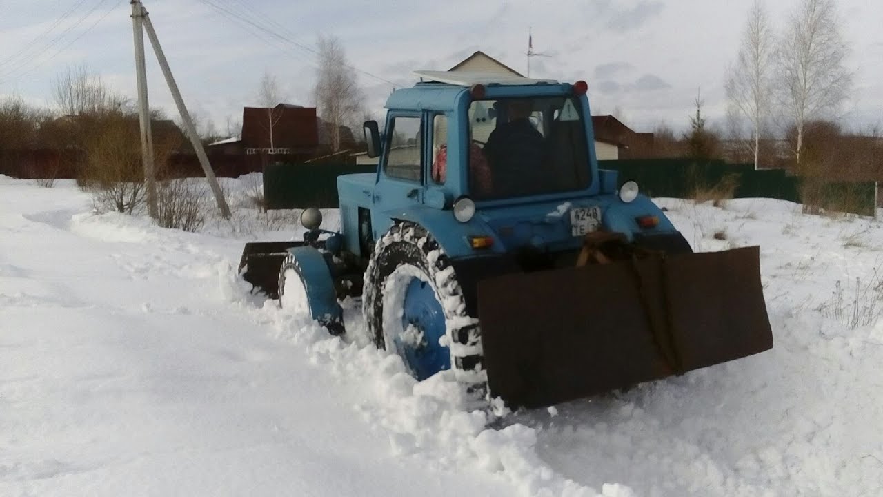 МТЗ-80.Про лопату самопал.