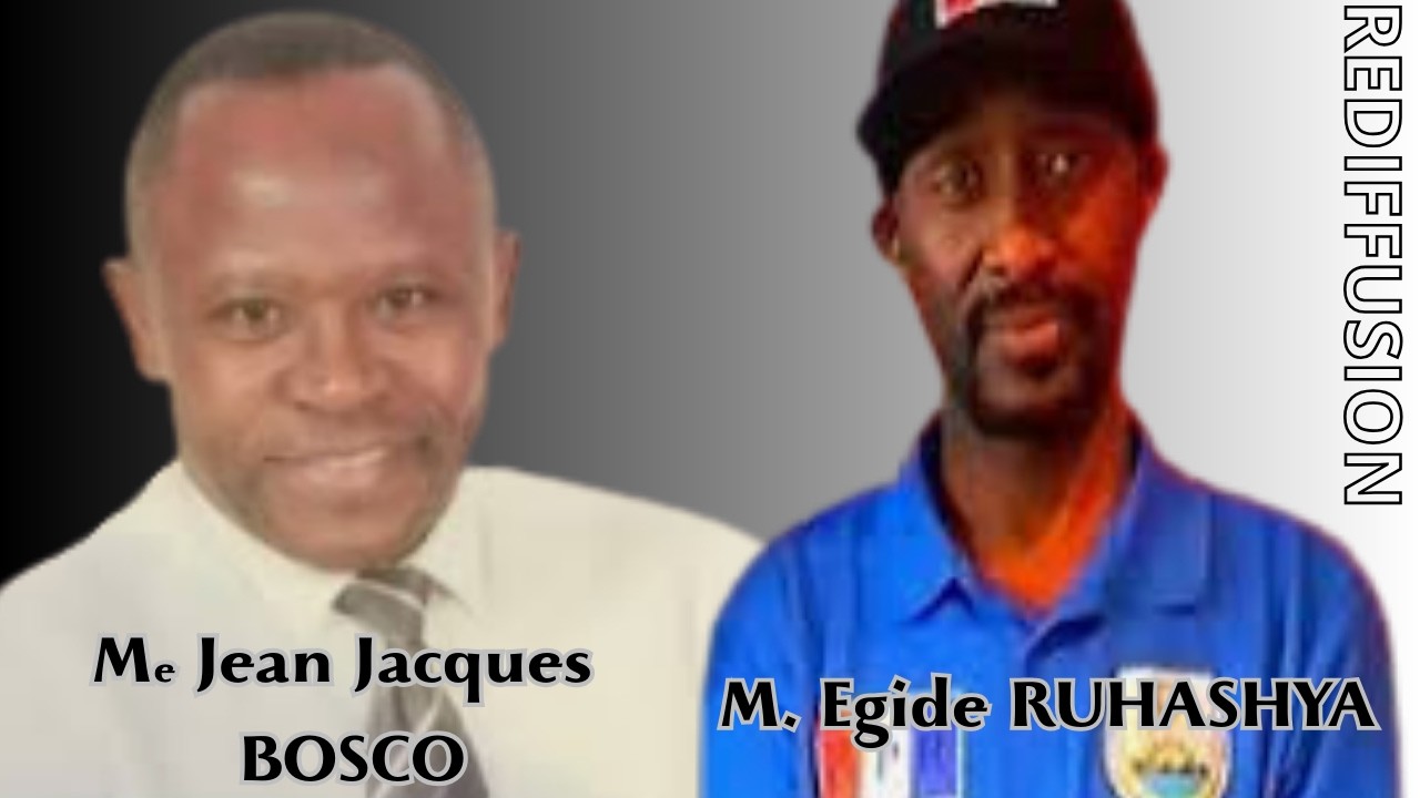 Me Jean Jacques BOSCO agarutse kubeshyuza Egide RUHASHYA