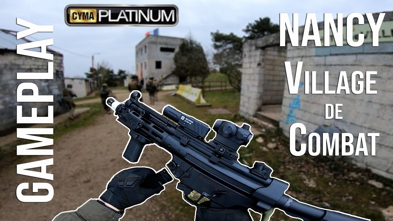 INSANE GAMEPLAY With MP5 CYMA / AIRSOFT Village de Combat (PSV) Nancy 4K