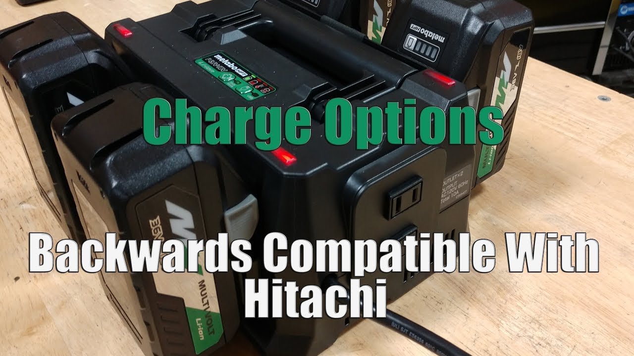Ładowarka akumulator&oacute;w Metabo HPT (Hitachi) 4-portowa 18 V i 36 V MultiVolt &ndash; pojedyncza lub jedn...