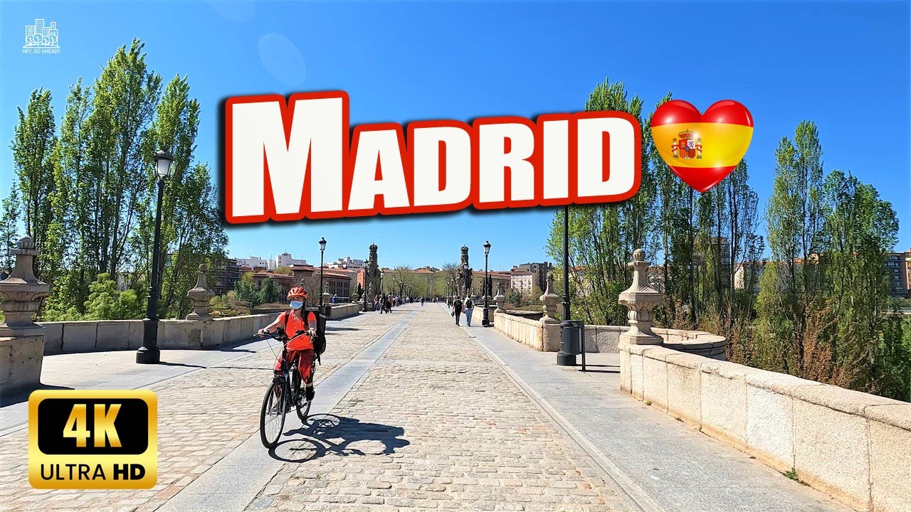 [4K] MADRID walking TOUR | PUENTE de TOLEDO