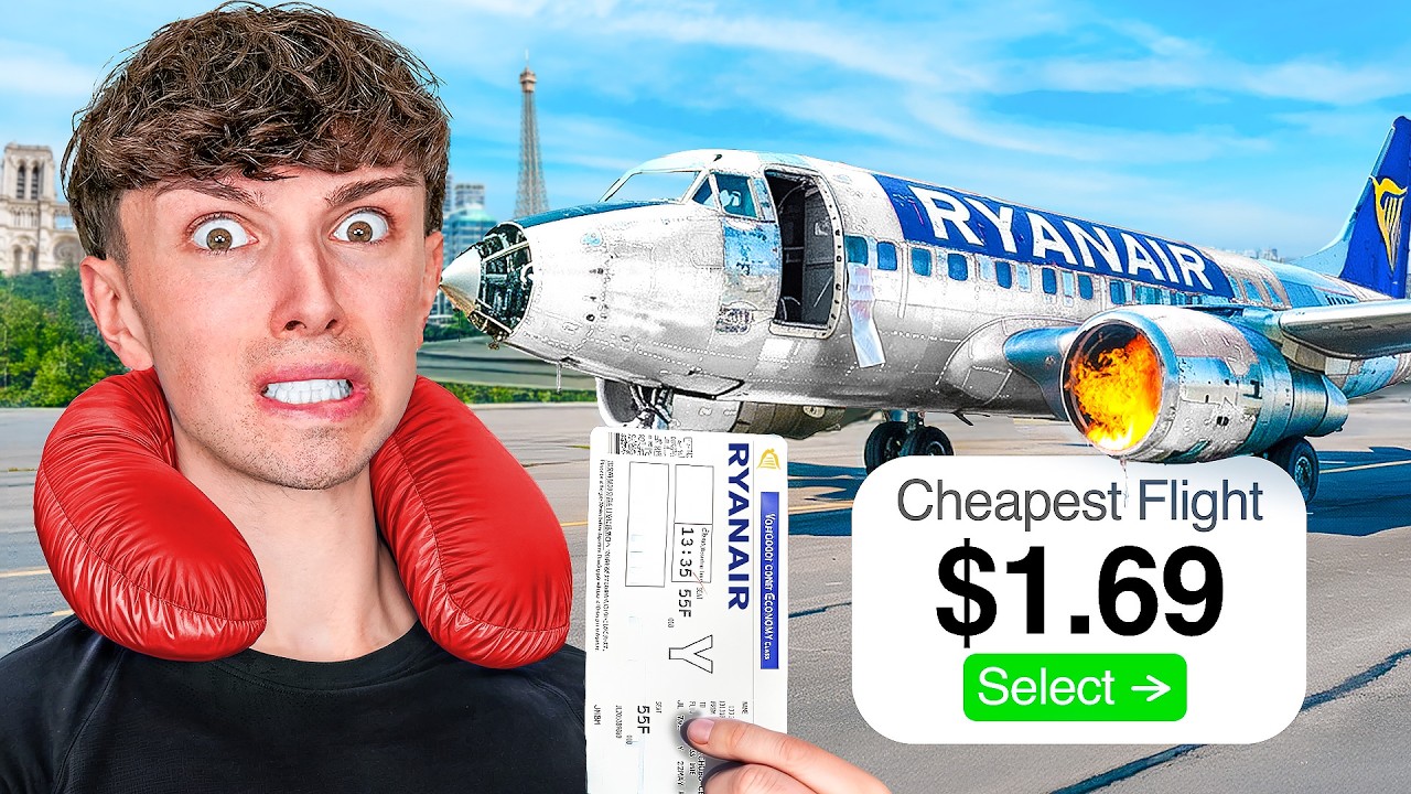 I Took The CHEAPEST Flight In The World! - Day 1