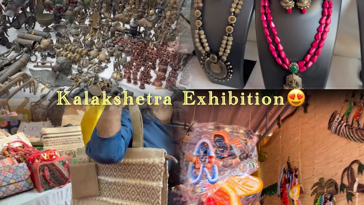 Kalakshetra Exhibition😍|Chennai🔥|Arts,Crafts & Handlooms❤️