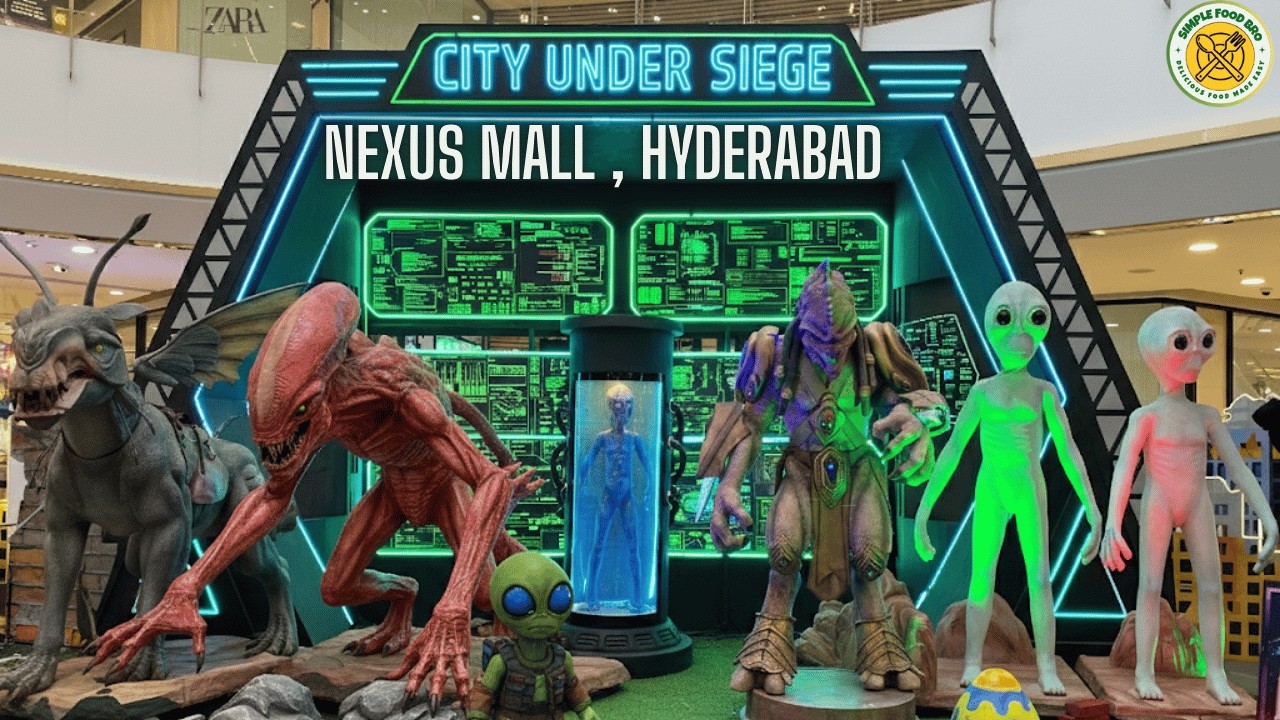 Город в осаде в торговом центре Nexus Mall в Хайдарабаде | Alien Experience & Kids Fun 2025 #nexu...