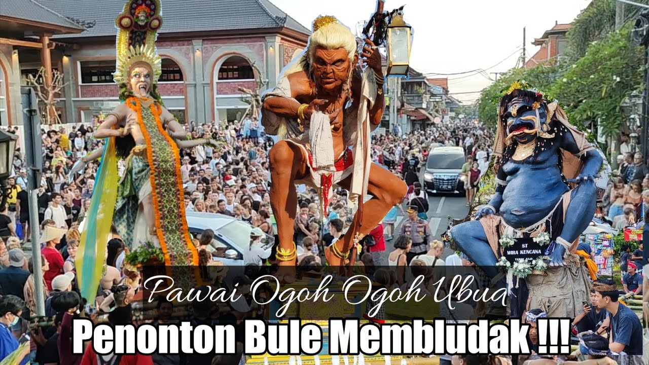 Heboh penonton bule 99,9 persen!!! ubud emang beda #ubud #ogohogoh