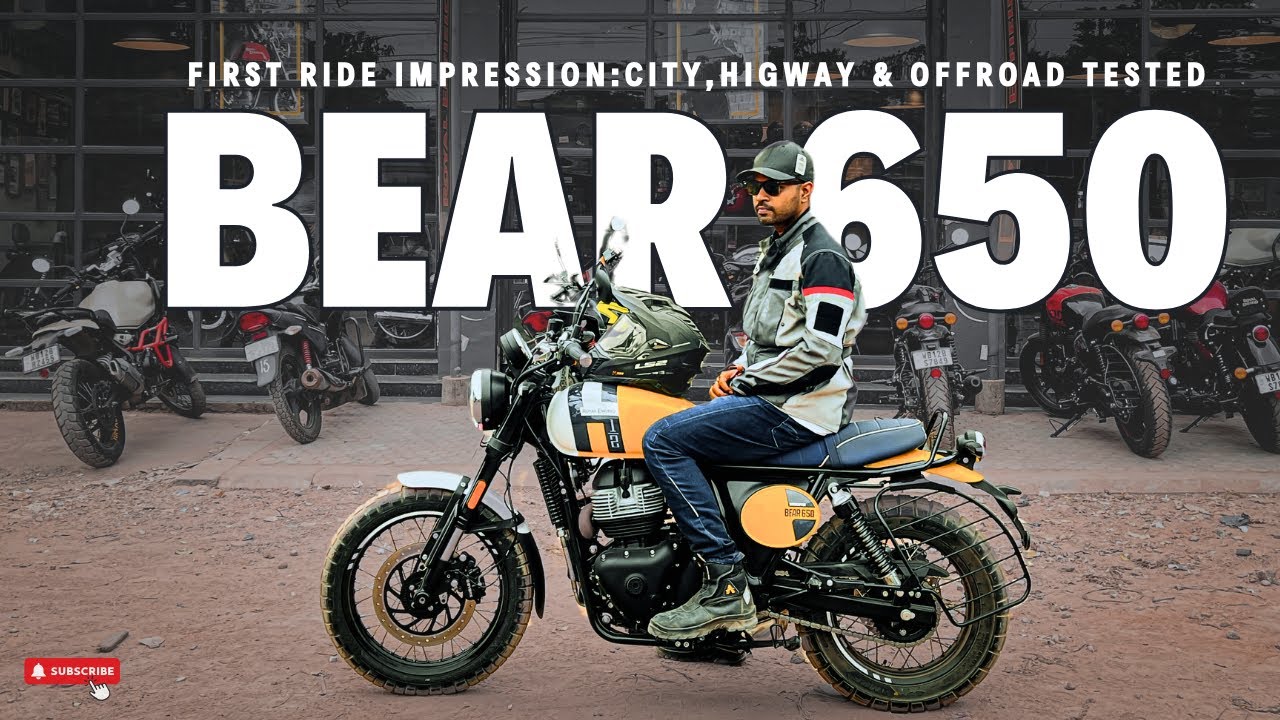 Royal Enfield Bear 650 Honest First Ride Impression: City, Highway & offroad Tested! #bikereview