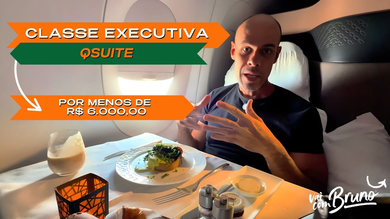 Paguei apenas R$ 6.000,00 para viajar na Classe Executiva QSuite