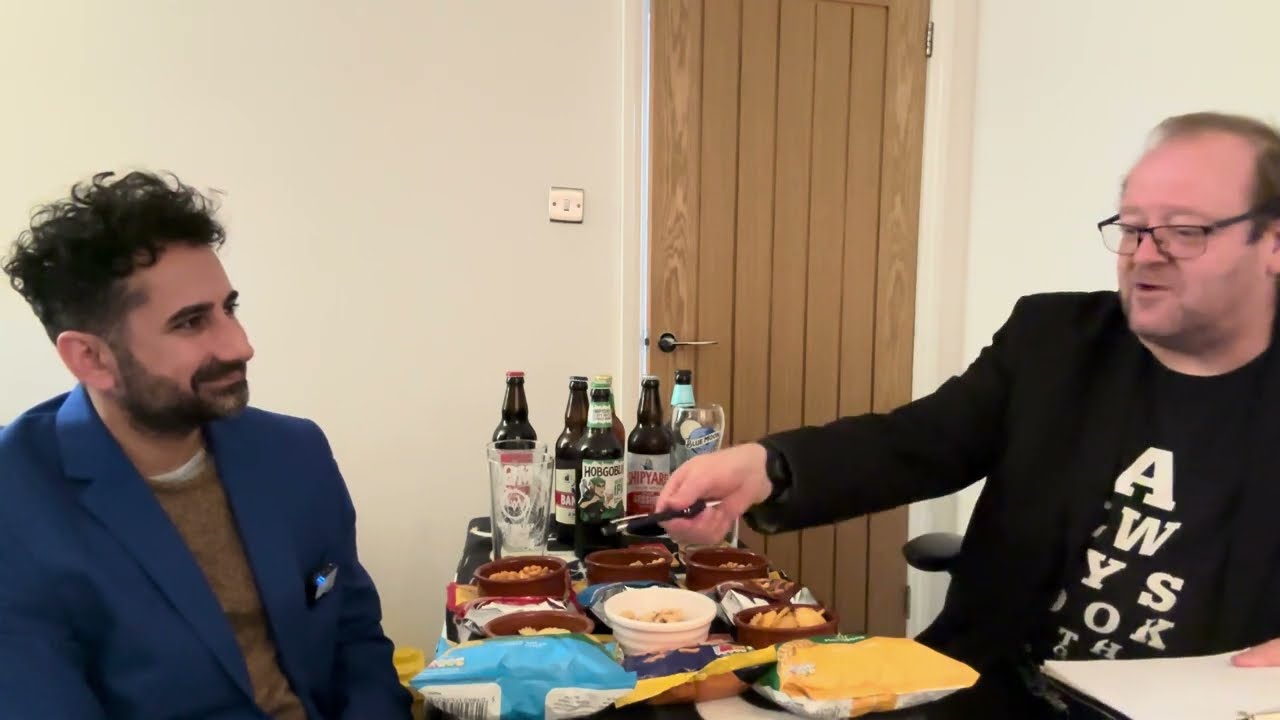 ASMR beer and bar snack tasting and appraisal