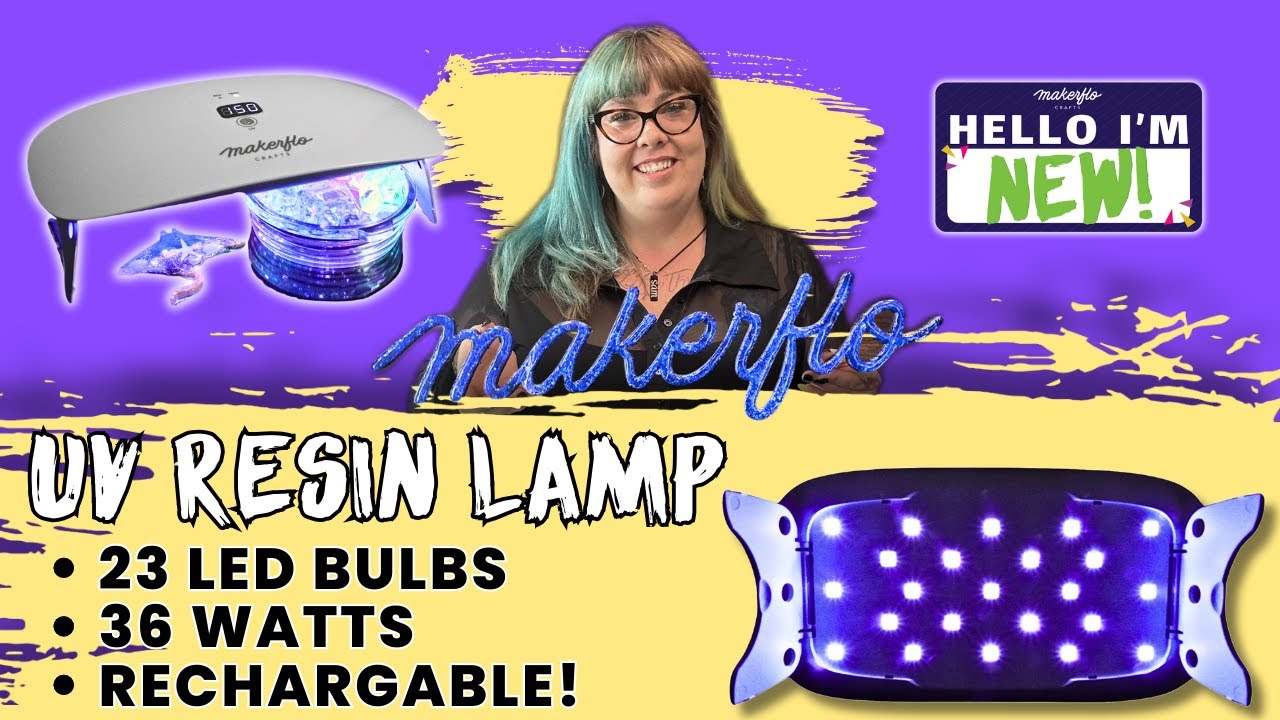 This Wireless UV Resin Lamp Is A TOTAL Crafting Game Changer
