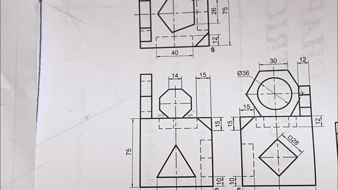 Grade 11 Isometric Drawing 