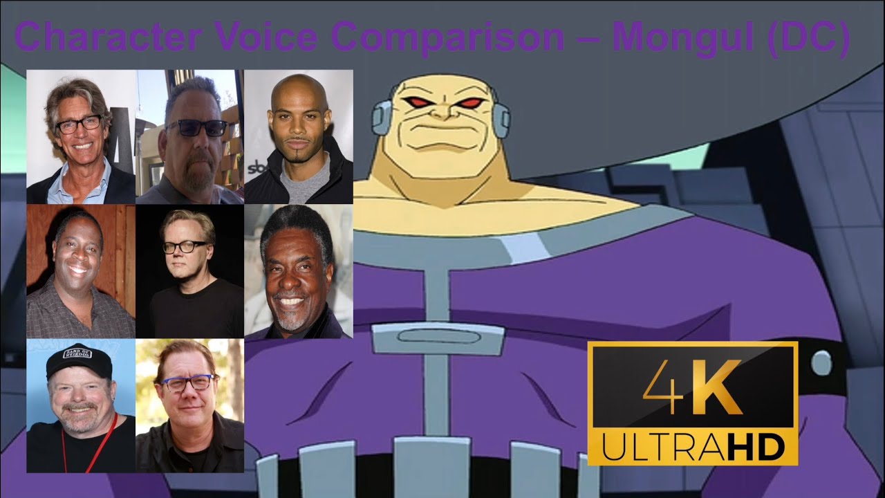 CHARACTER VOICE COMPARISON - MONGUL (DC)