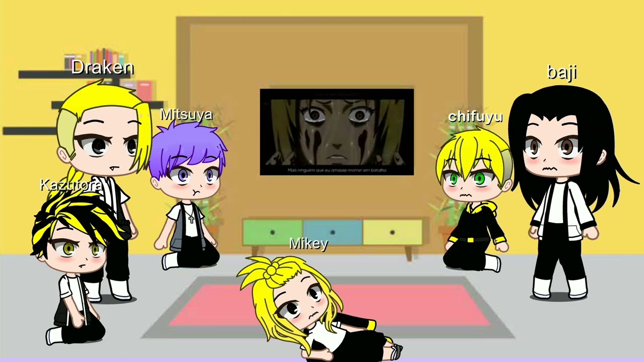Alguns membros da toman reagindo ao takemichi es Tsunade