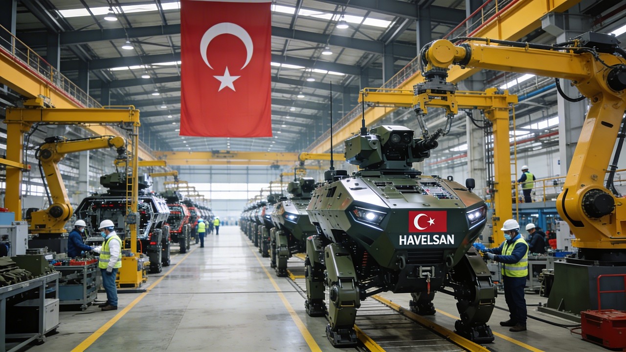 Inside the Havelsan Barkan Factory: Assembling the AI-Powered Robotic Infantry Support Vehicle