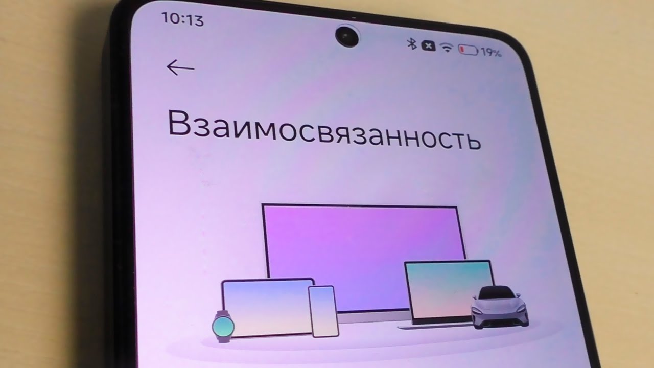 Взаимосвязанность на телефоне Xiaomi и Poco