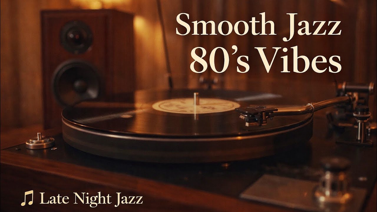 Smooth Jazz 80’s Vibes 🎶 | Retro Late Night Jazz & Chill