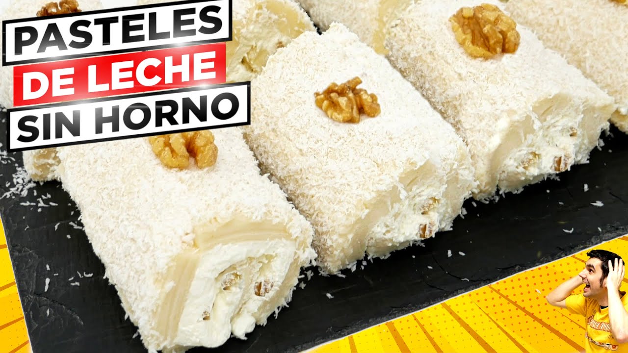 ¿Tienes LECHE❓😍🥛😱 DELICIOSO POSTRE SIN HORNO muy CREMOSO! Pocos ingredientes 🔝Receta # 779