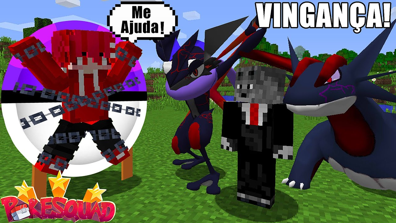 Meu Amigo PERDEU Seu Pokémon na PokeSquad Então Eu Fiz VINGANÇA Com Pokémon SECRETOS no Minecraft