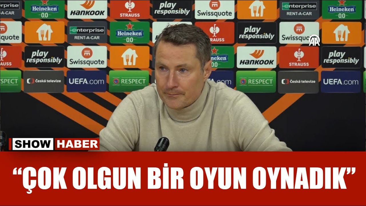 Brian Priske: Taktik ve fiziksel a&ccedil;ıdan &ccedil;ok iyi performans sergiledik | Sparta Prag 4-1 Galatasaray