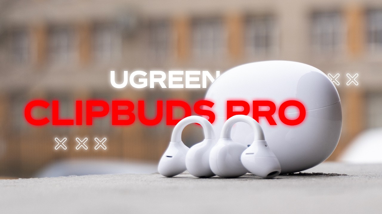 Лучшие за 20 $🔥Беспроводные наушники Ugreen ClipBuds Pro LDAC с открытым Ухом